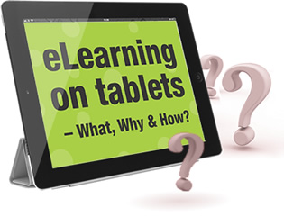 Webinar elearning on tablets
